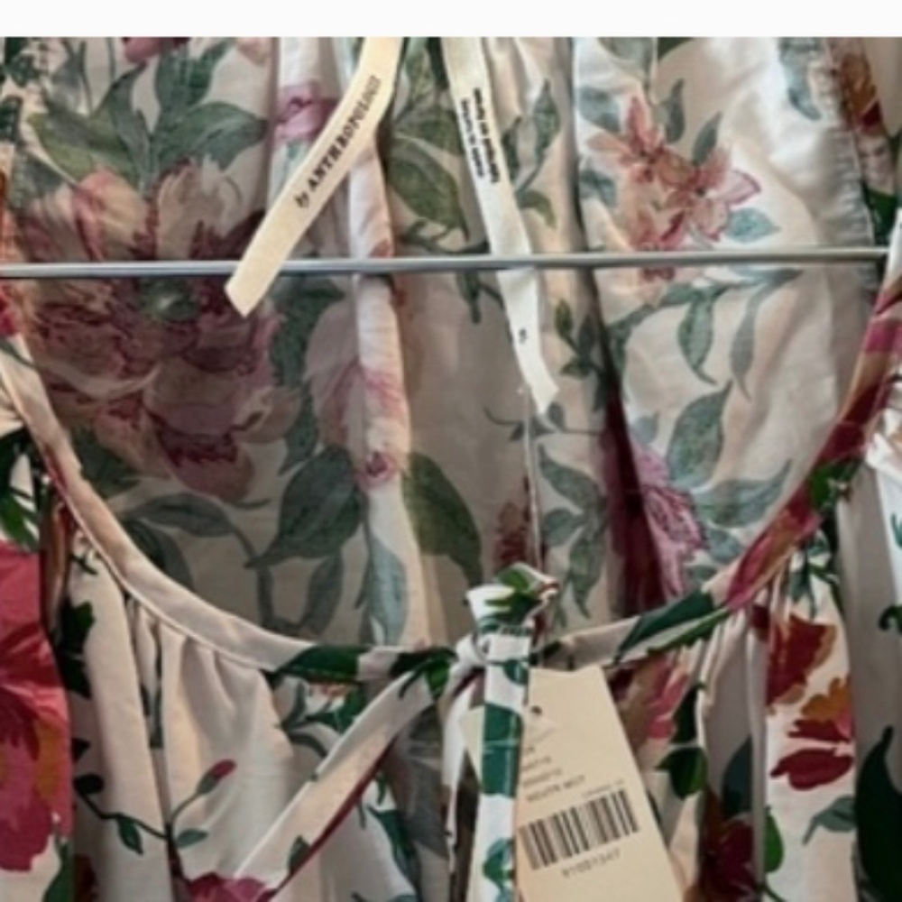 NWT ANTHROPOLOGIE The Somerset Maxi Dress: Puff-Sleeve Edition - Picture 3 of 3
